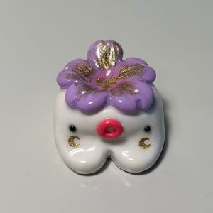 Handmade polymer clay desk friend